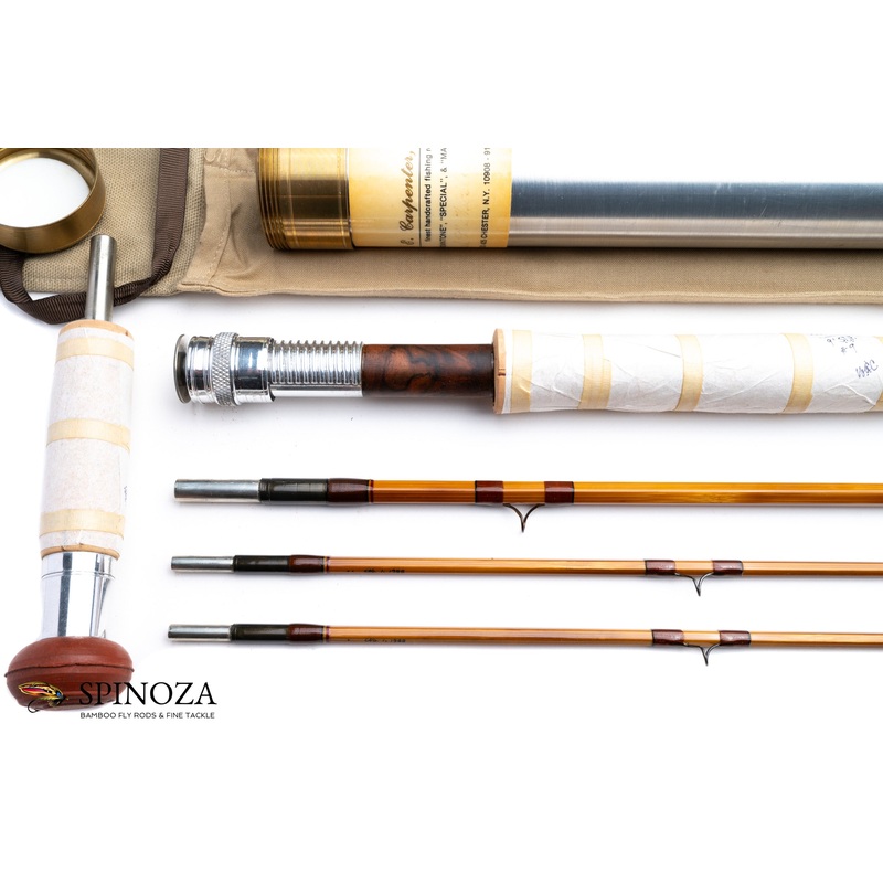 Walt Carpenter Browntone Bamboo Fly Rod 9′ 3/2 #9