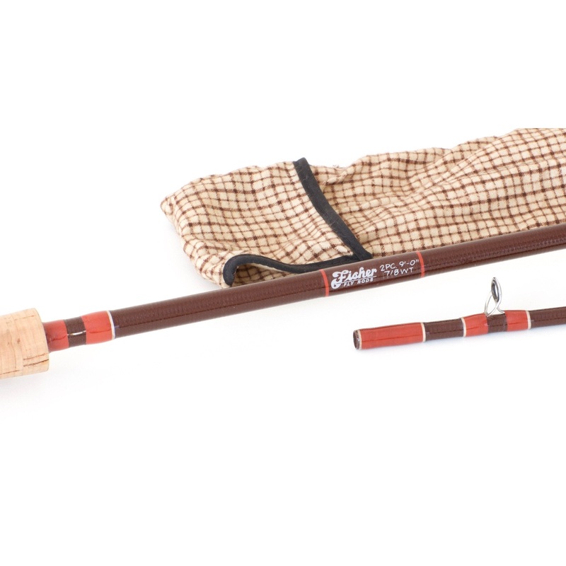 Fisher 9′ 7-8wt Fiberglass Fly Rod