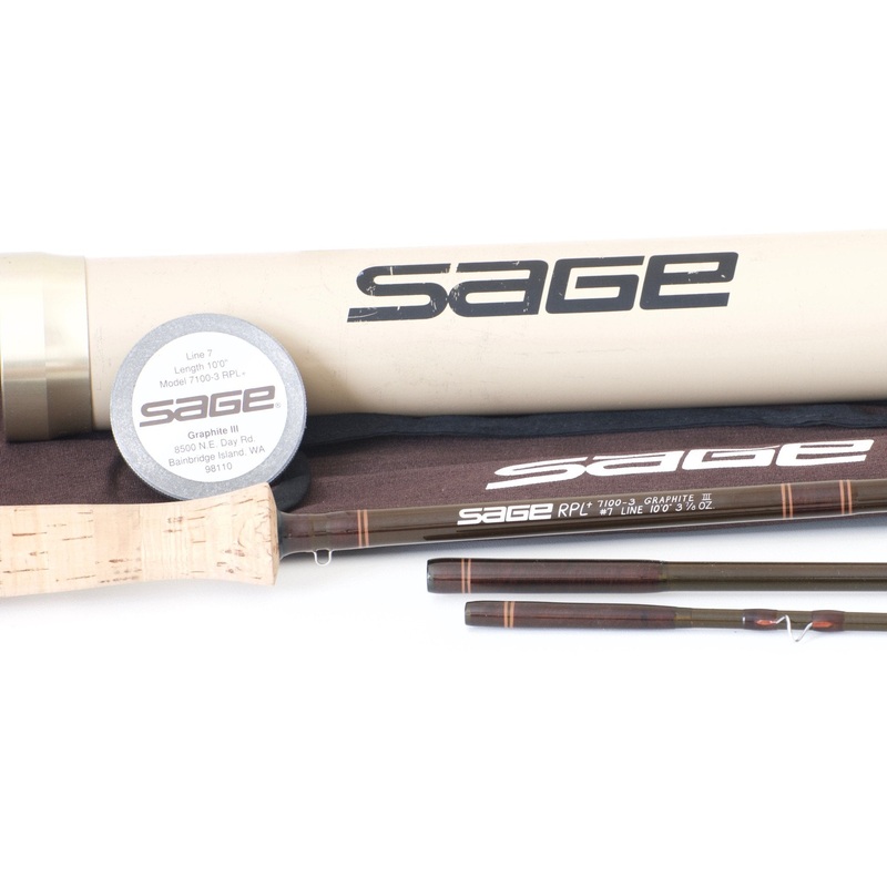 Sage RPL+ 7100-4 10′ 7wt Graphite III Fly Rod