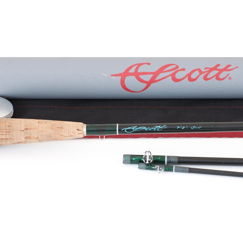 Scott Fiberglass Fly Rod – 7′ 3wt 3 piece