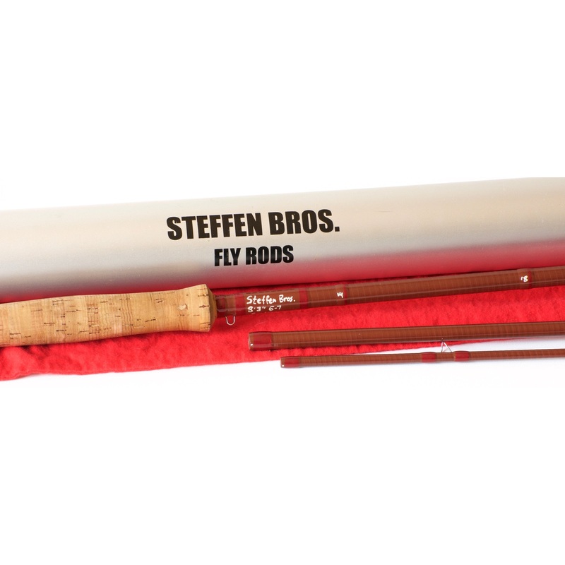 Steffen Bros. 8’3 6-7wt Fiberglass Fly Rod