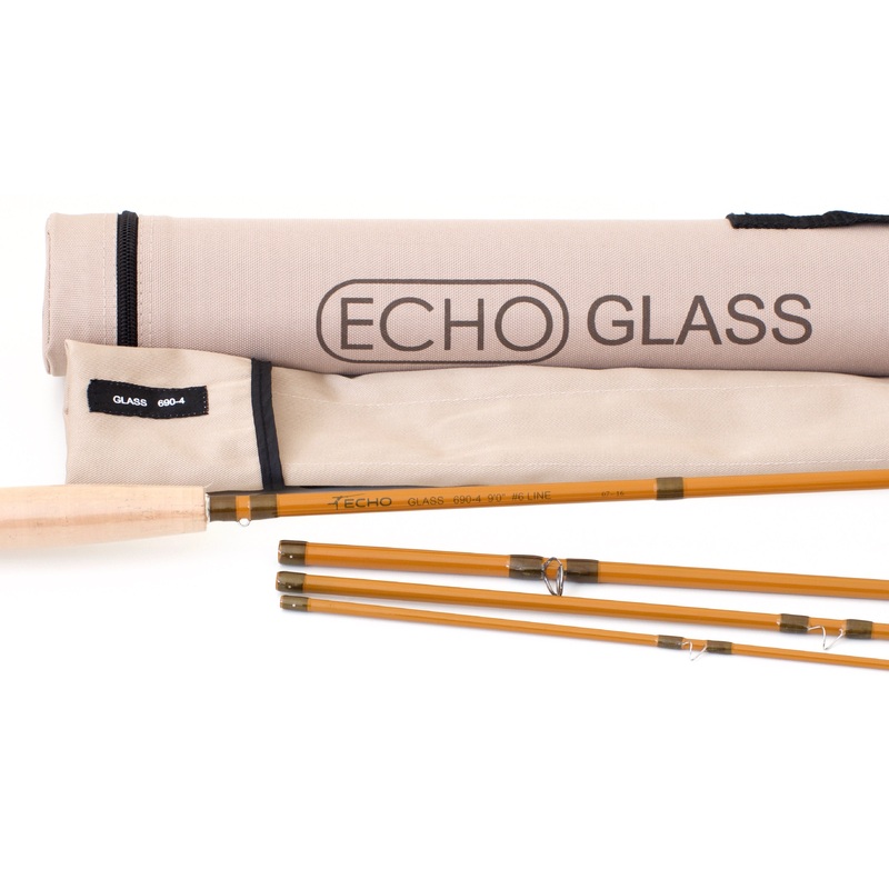 Echo 9′ 6wt Fiberglass Fly Rod