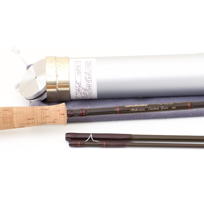 Anderson Custom Rods/Sage RPLX 9′ 10wt Graphite Rod