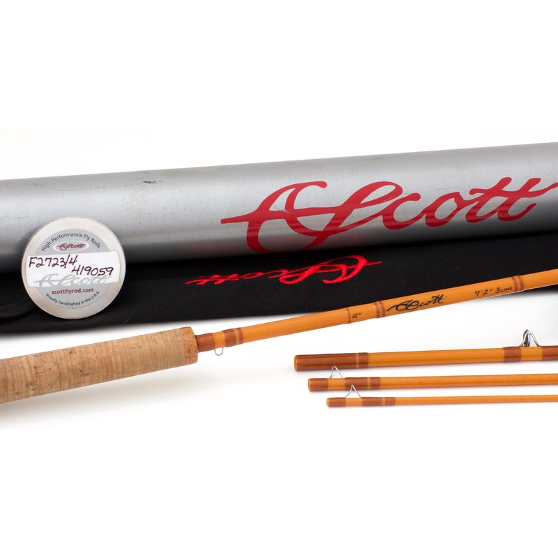 Scott Rod Co. — F723/4 — 7’2″ 3wt 4pc Fiberglass Rod