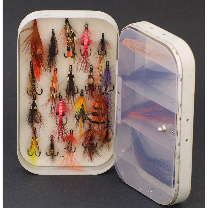 Wheatley Fly Box w/ Salmon Flies